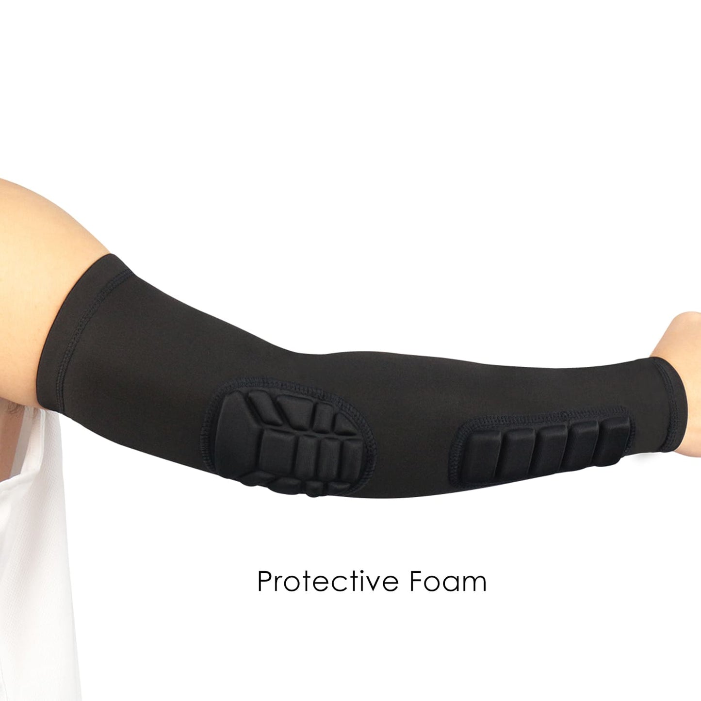Aofit Compression Arm Sleeves, Protector with Anti-Impact Design, 1 Pair