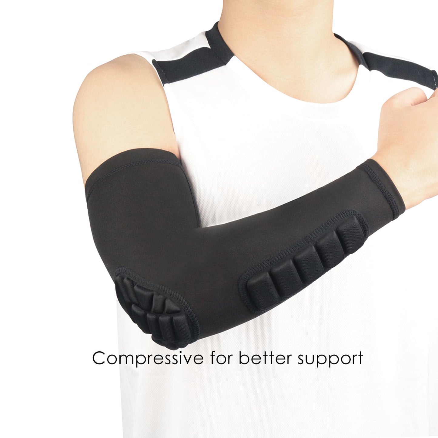 Aofit Compression Arm Sleeves, Protector with Anti-Impact Design, 1 Pair