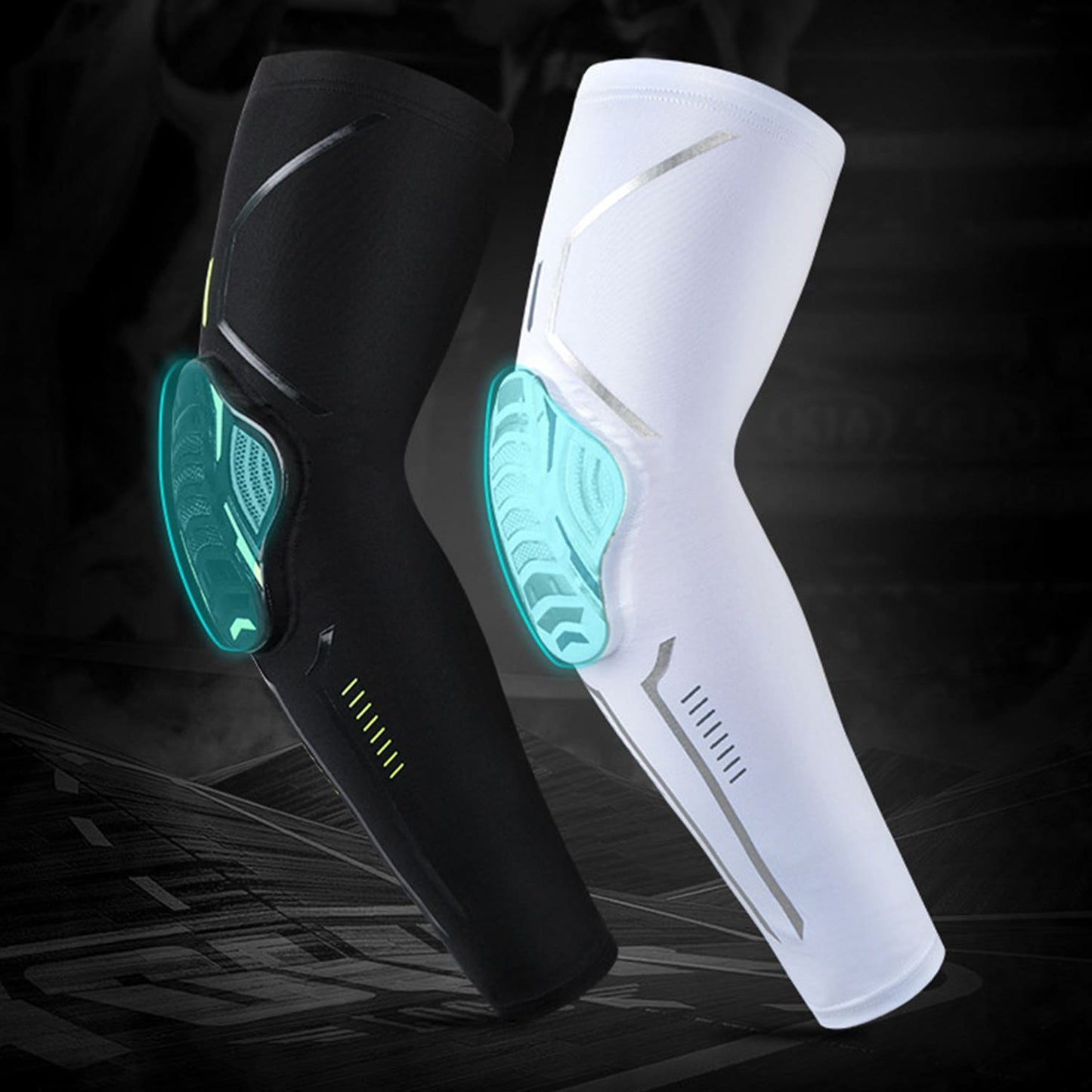 Aofit Compression Arm Sleeves, Protector with Anti-Impact Pad, 1 Pair