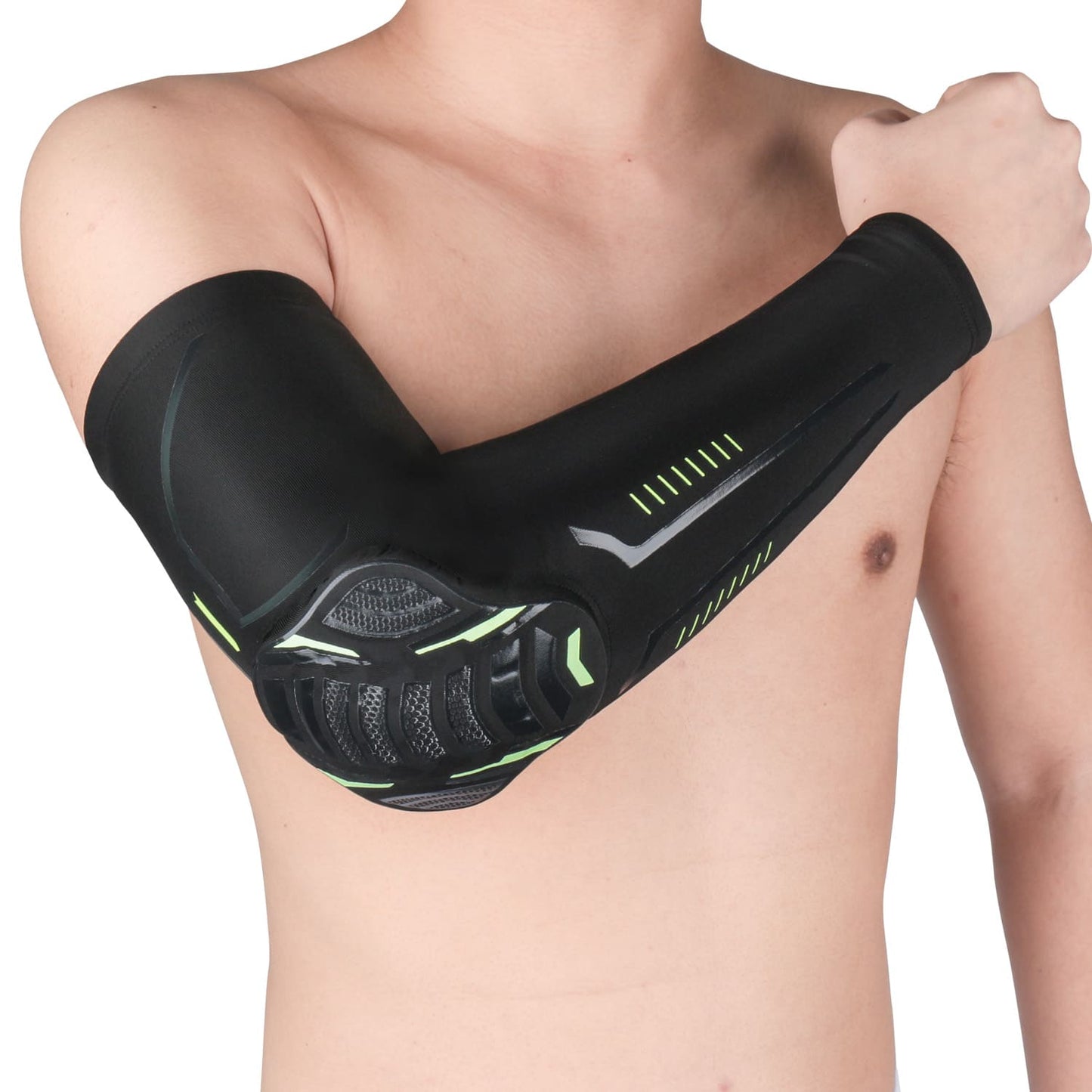 Aofit Compression Arm Sleeves, Protector with Anti-Impact Pad, 1 Pair