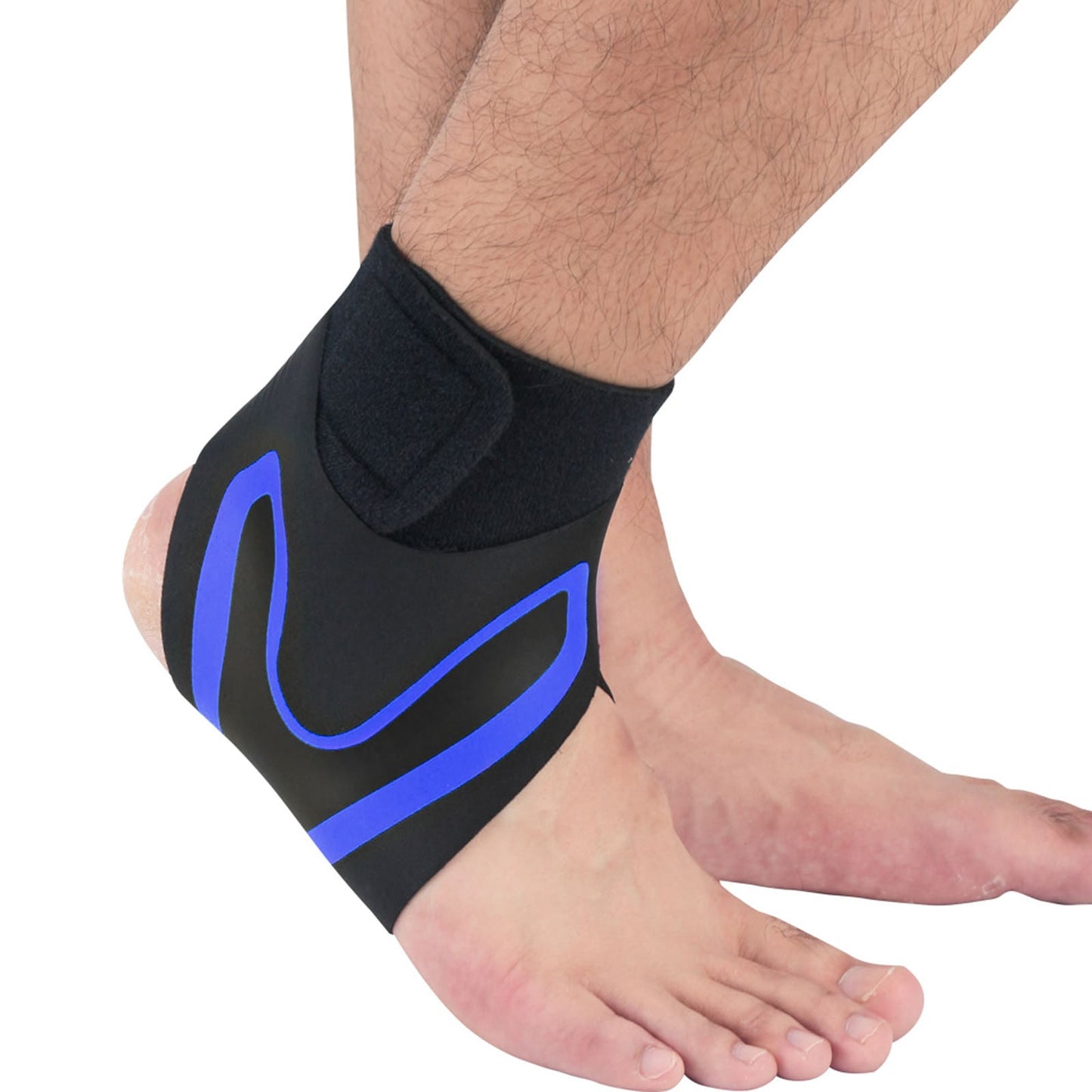 Aofit Compression Ankle Brace, Adjustable Straps, 1 Pair
