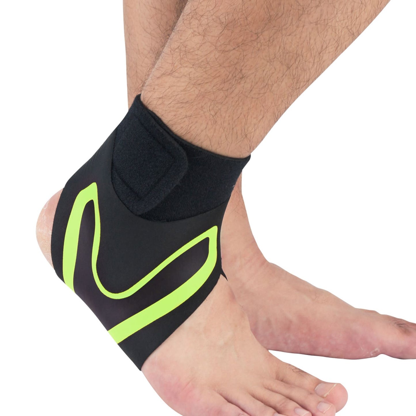 Aofit Compression Ankle Brace, Adjustable Straps, 1 Pair