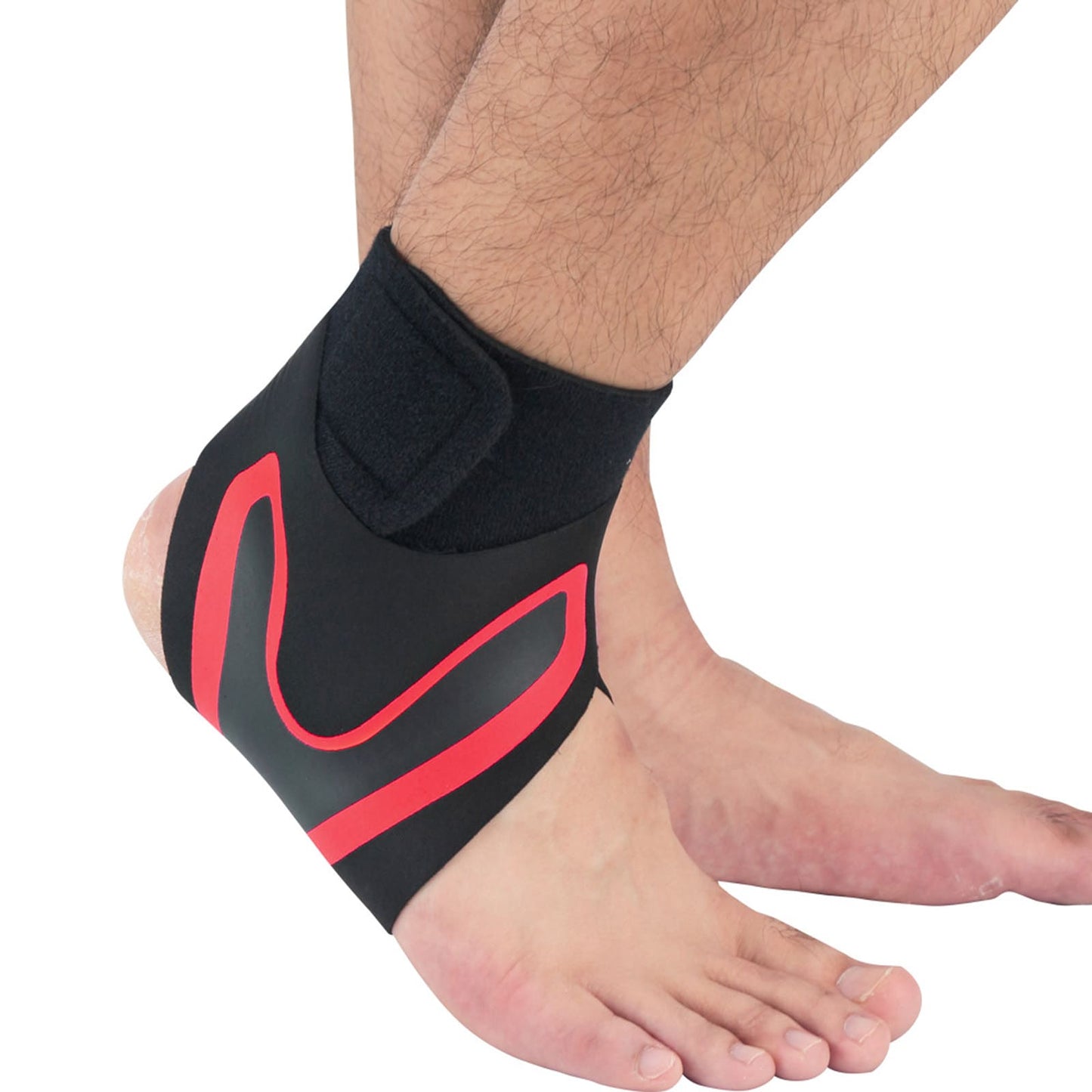 Aofit Compression Ankle Brace, Adjustable Straps, 1 Pair