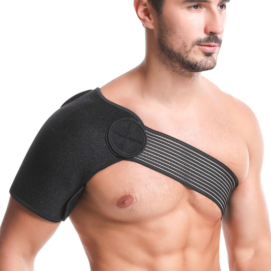 Aofit Shoulder Brace for Shoulder Pain Relief with Adjustable Strap, Right / Left Compatible