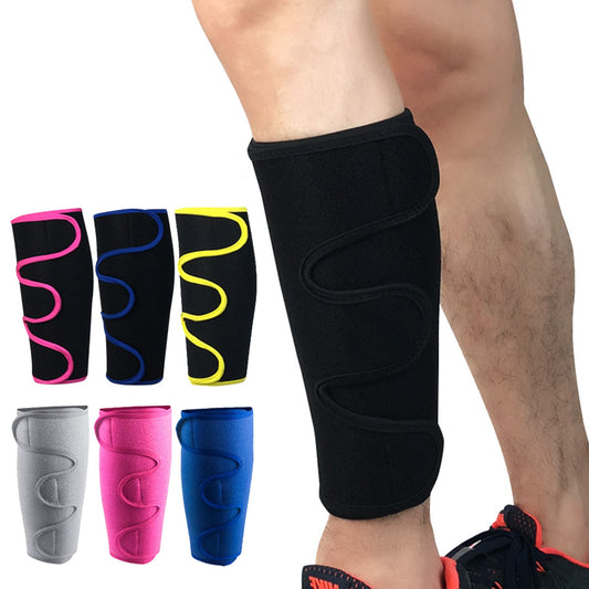 Aofit Lower Leg Support Brace, Muscular Compression Sleeve for Calf and Shins with Adjustable Tabs, 1 Piece