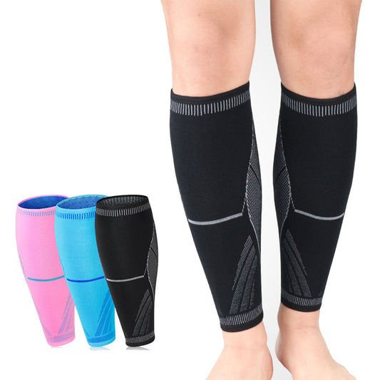 Aofit Calf Compression Sleeves for Running with Anti-Slip Strips, 1 Pair