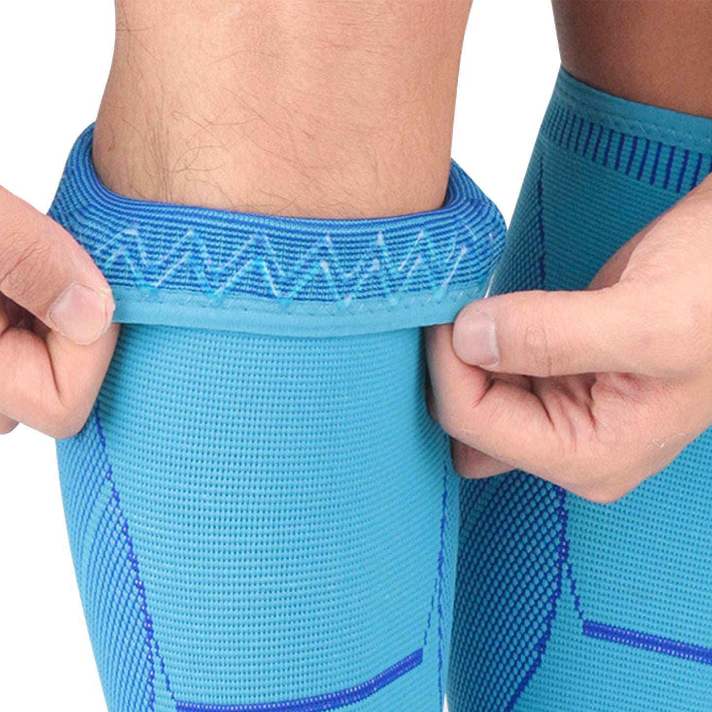 Aofit Calf Compression Sleeves for Running with Anti-Slip Strips, 1 Pair