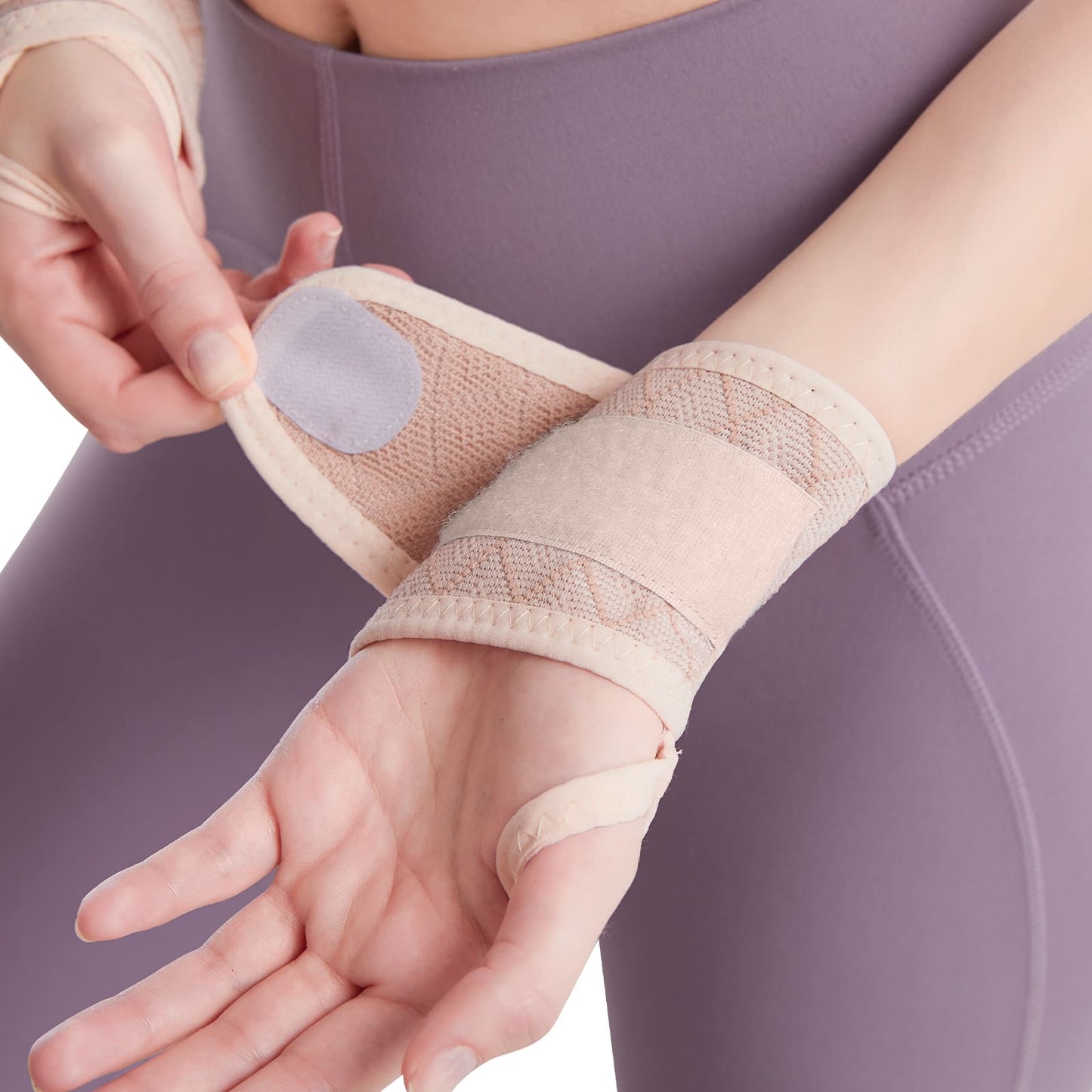 Aofit Wrist Strap, Compressive Wrap Straps For Hands and Wrists, Secure Training Supports, 1 Pair