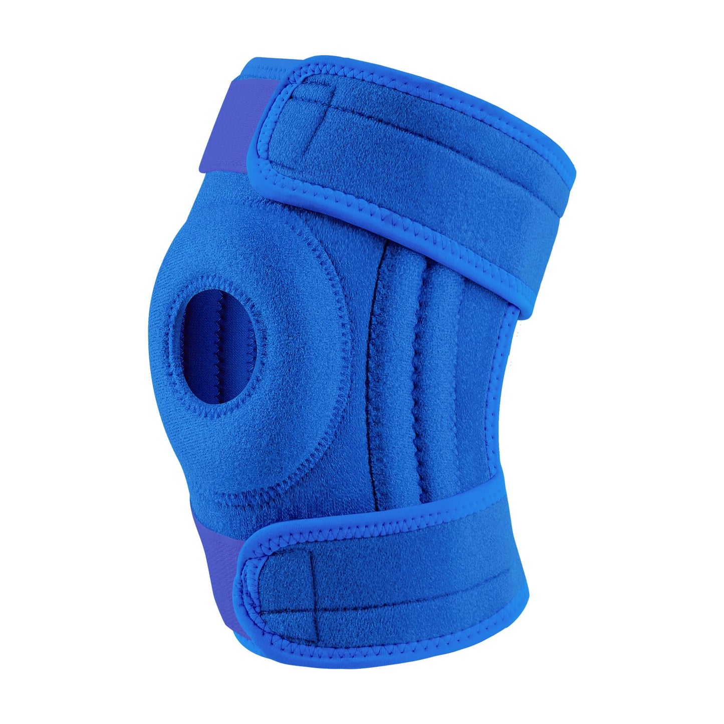 Aofit Knee Support Braces, Compression Sleeves With 2 Spring Side Stabilizers, Protective Foam Pad and Adjustable Straps, 1 Pair