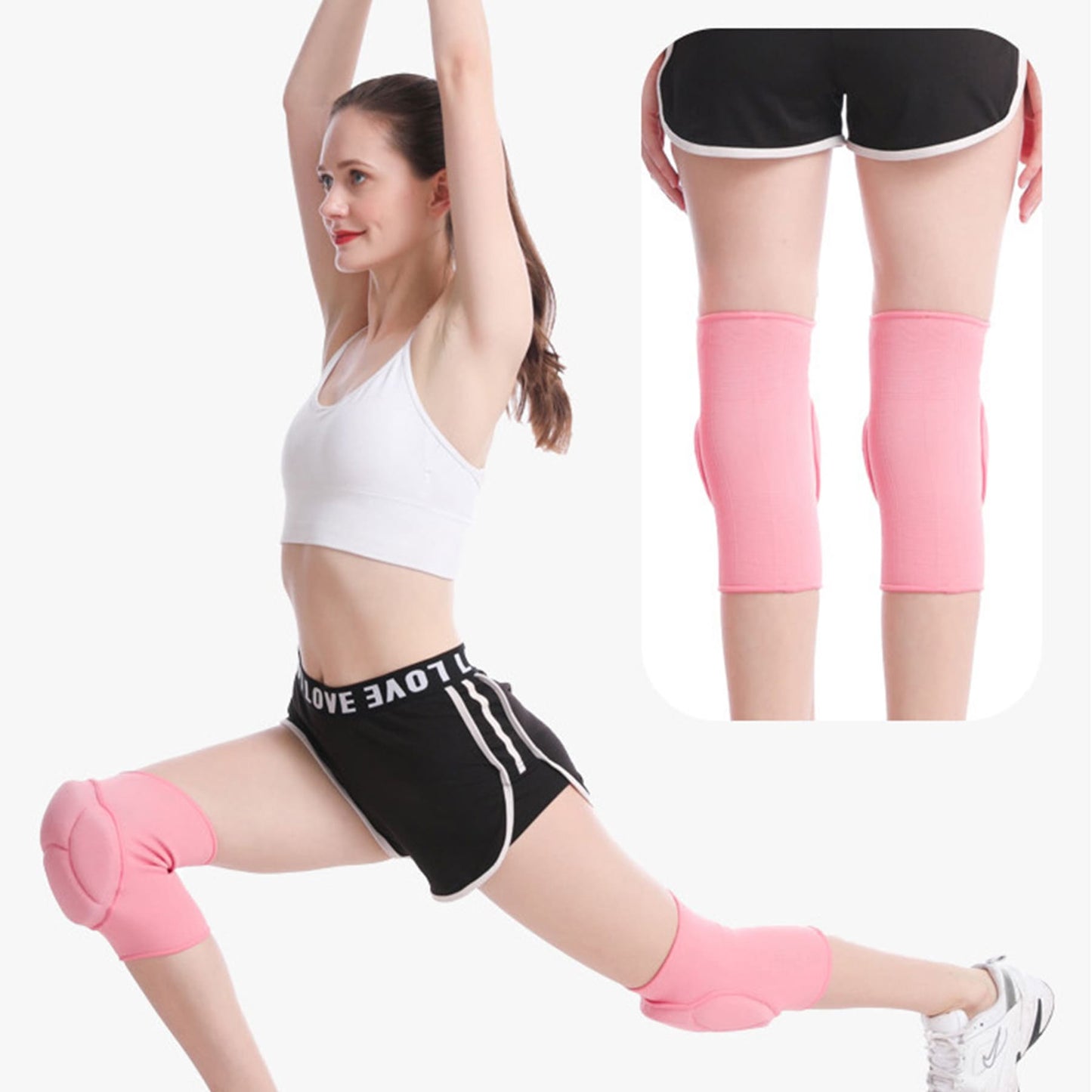Protective Knee Pads for Gardening, House Working, Cleaning, Sports with Anti-slip Design, Soft Cushioning, 1 Pair