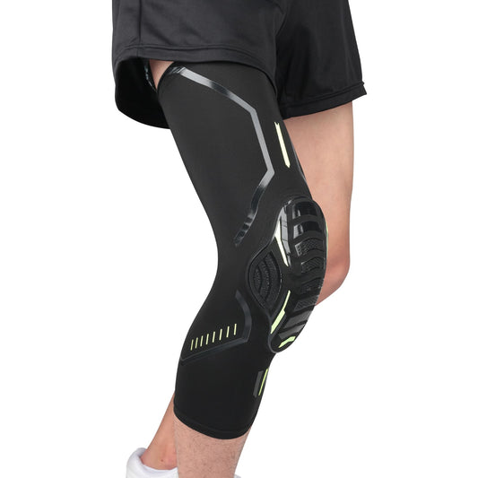 Aofit Compression Knee Sleeves, Protector with Anti-Impact Pad, 1 Pair