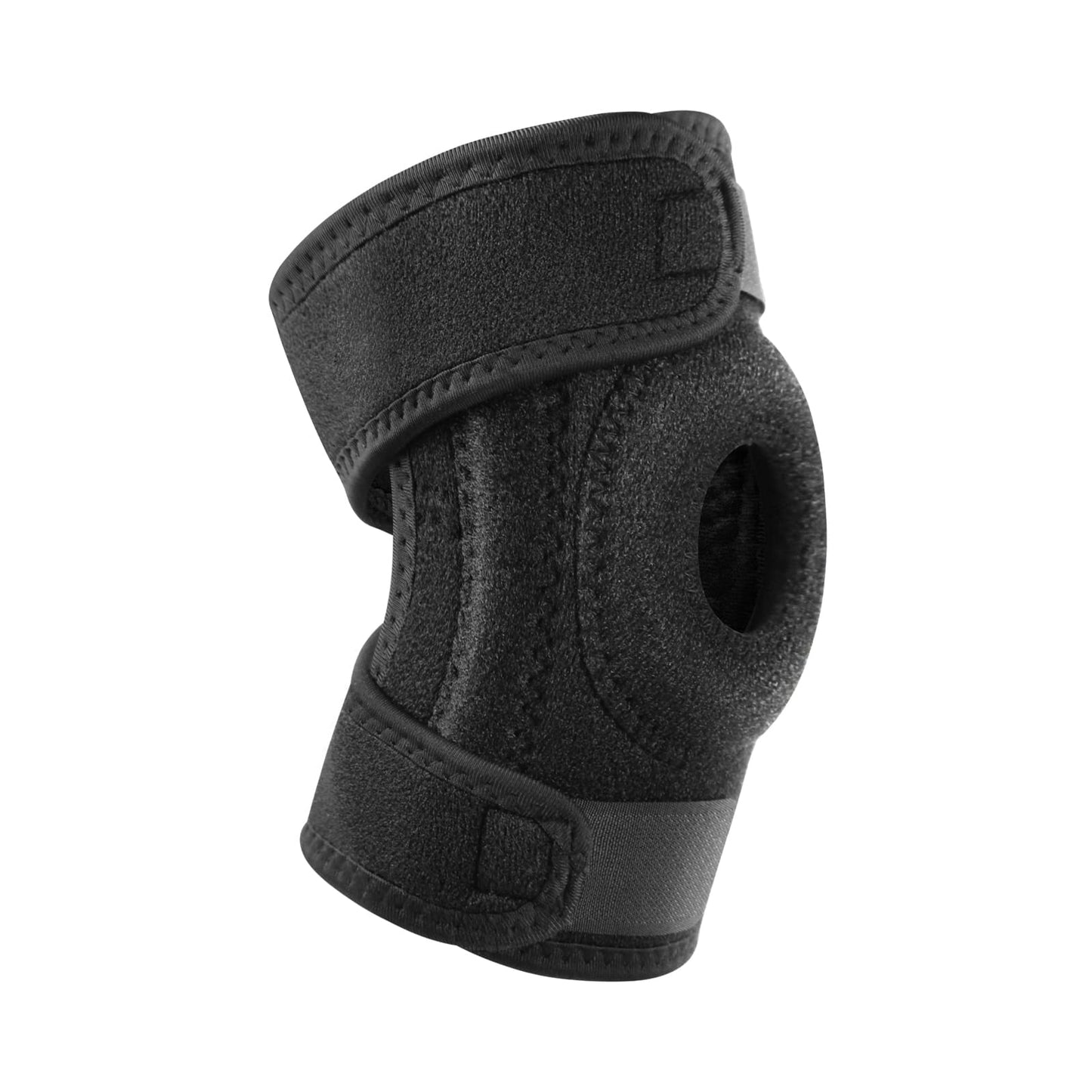 Aofit Compression Cushion Elbow Support Guard, Double Spring Stabilizing Strips for Maximum Support, 1 Black Unisex Elbow Brace