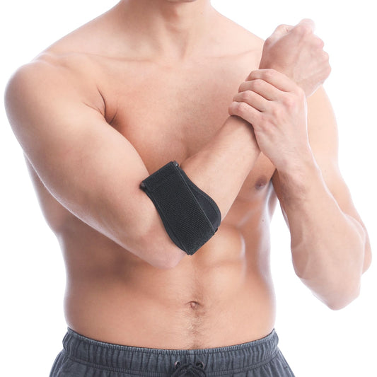 Aofit Compressive Elbow Brace, Breathable High Impact Elbow Protection, 1 Adjustable Unisex Elbow Support