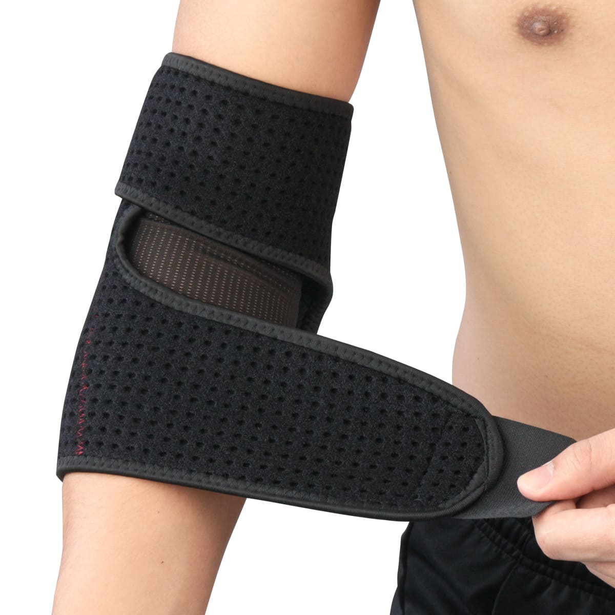 Aofit Compressive Elbow Brace, Breathable High Impact Elbow Protection, 1 Adjustable Unisex Elbow Support