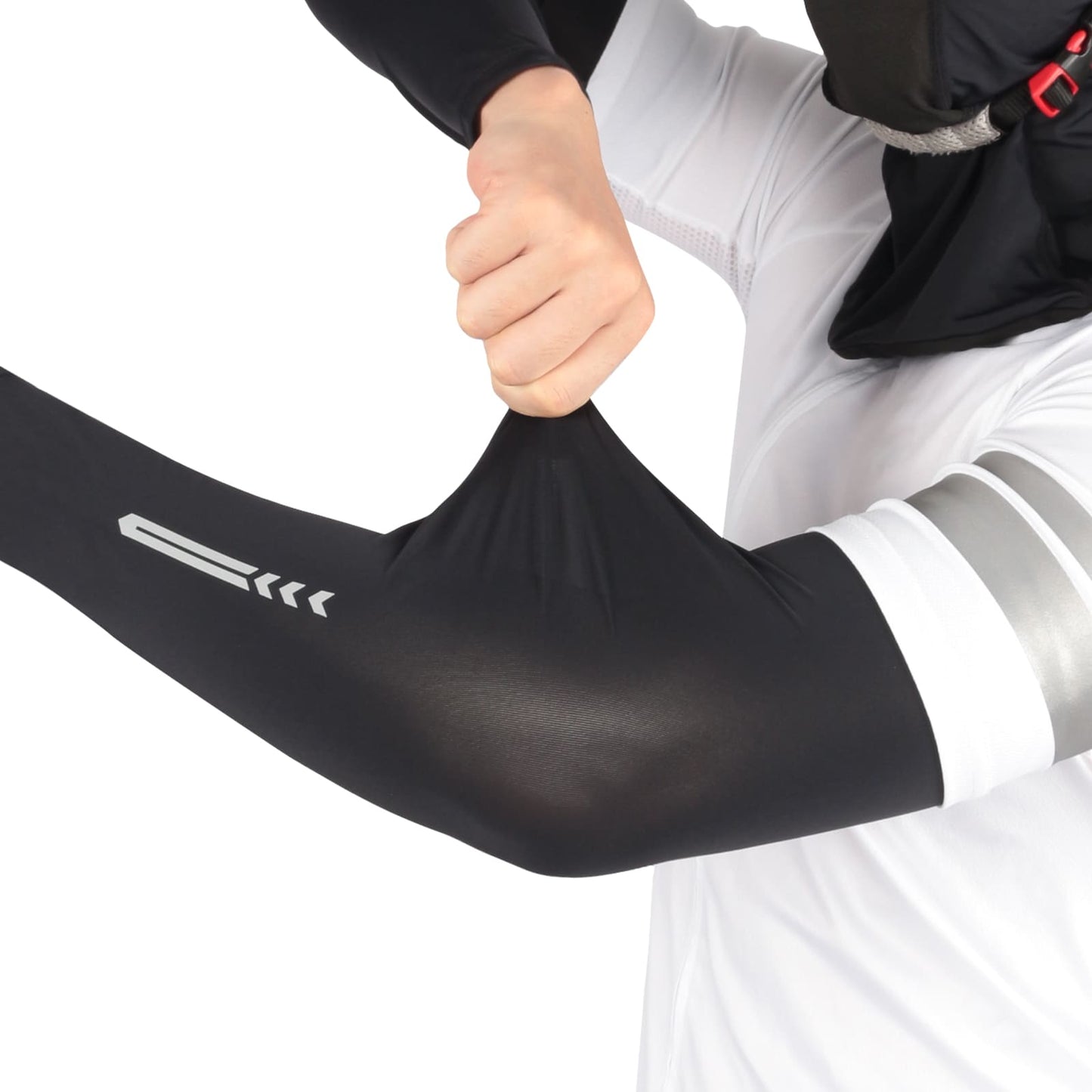 Aofit UPF 50+ Silk Compression Arm Sleeves, 1 Pair