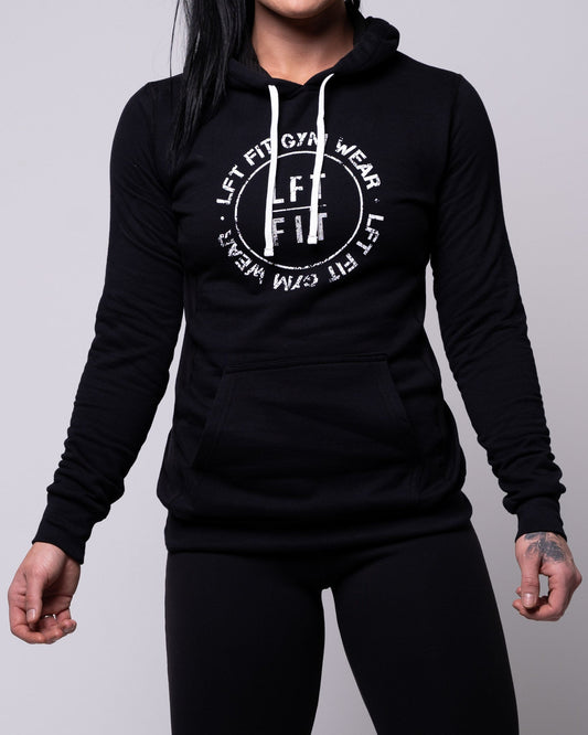 LFTFIT Distressed Circle Pullover Hoodie
