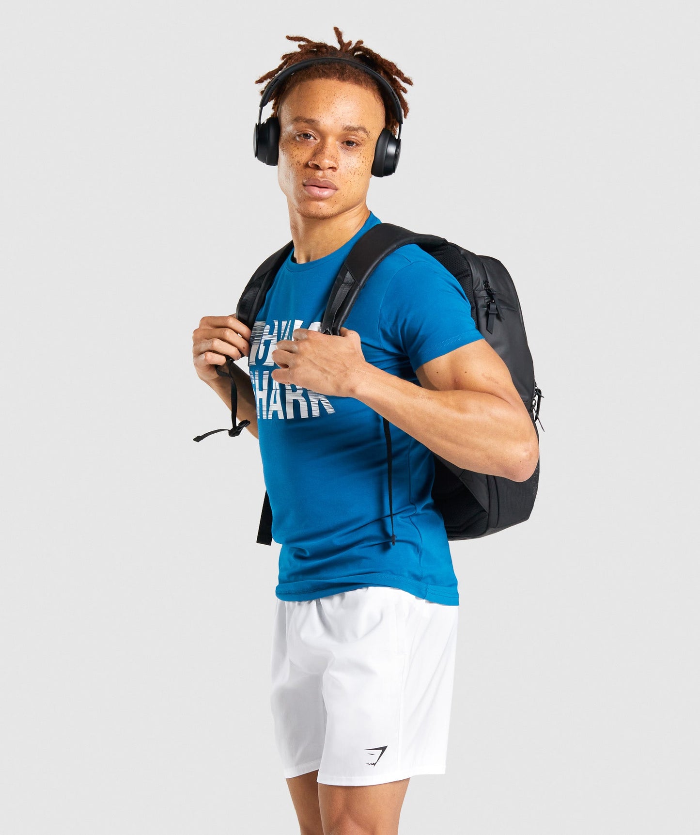 Gymshark Logo Strip T-Shirt - Teal