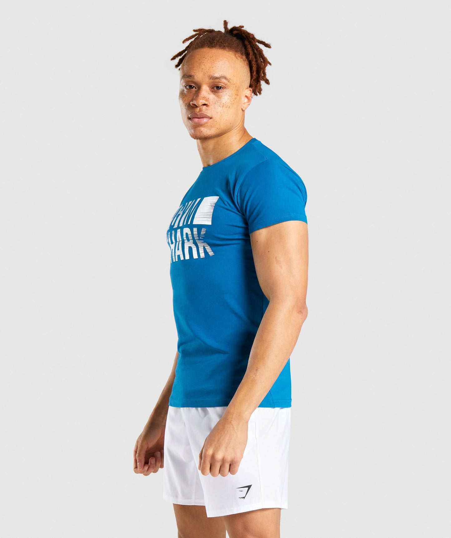 Gymshark Logo Strip T-Shirt - Teal