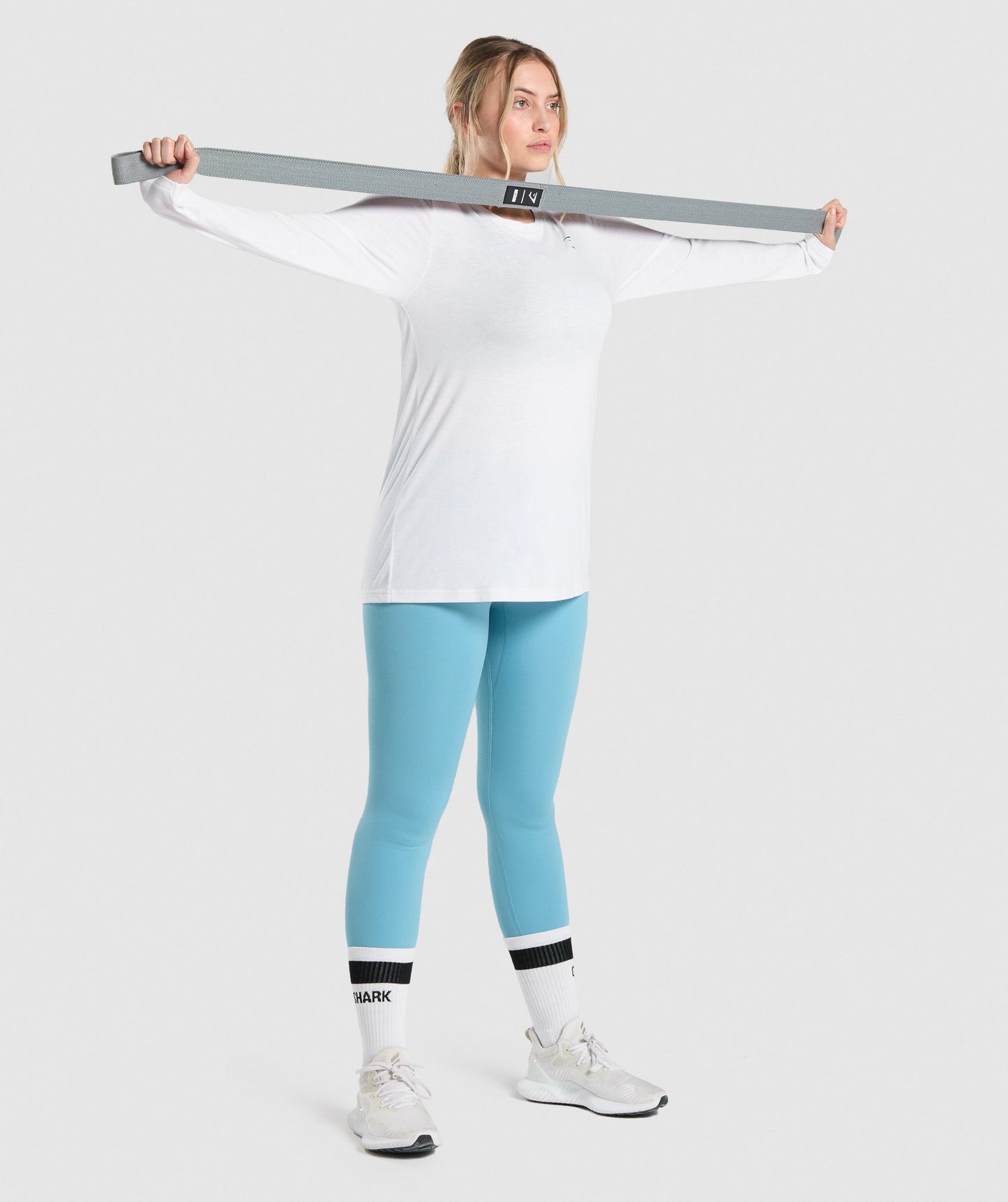 Gymshark Long Medium Resistance Band - Grey