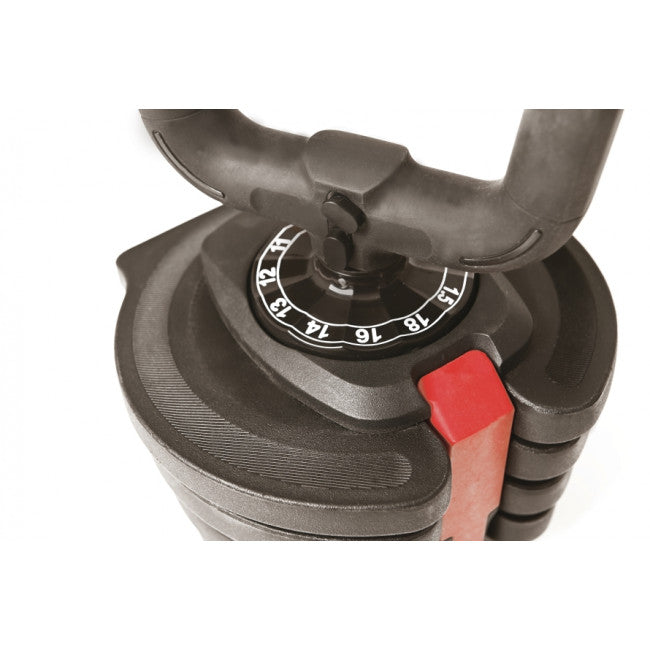 TOORX 3-in-1 Adjustable Dumbbell, Kettlebell & Barbell Set
