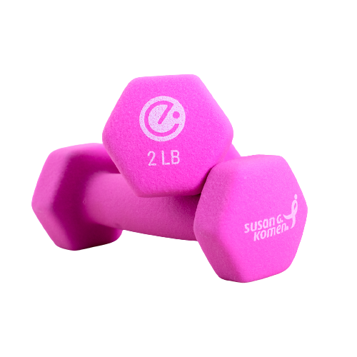 Susan G. Komen x Echelon 2 lbs Dumbbells