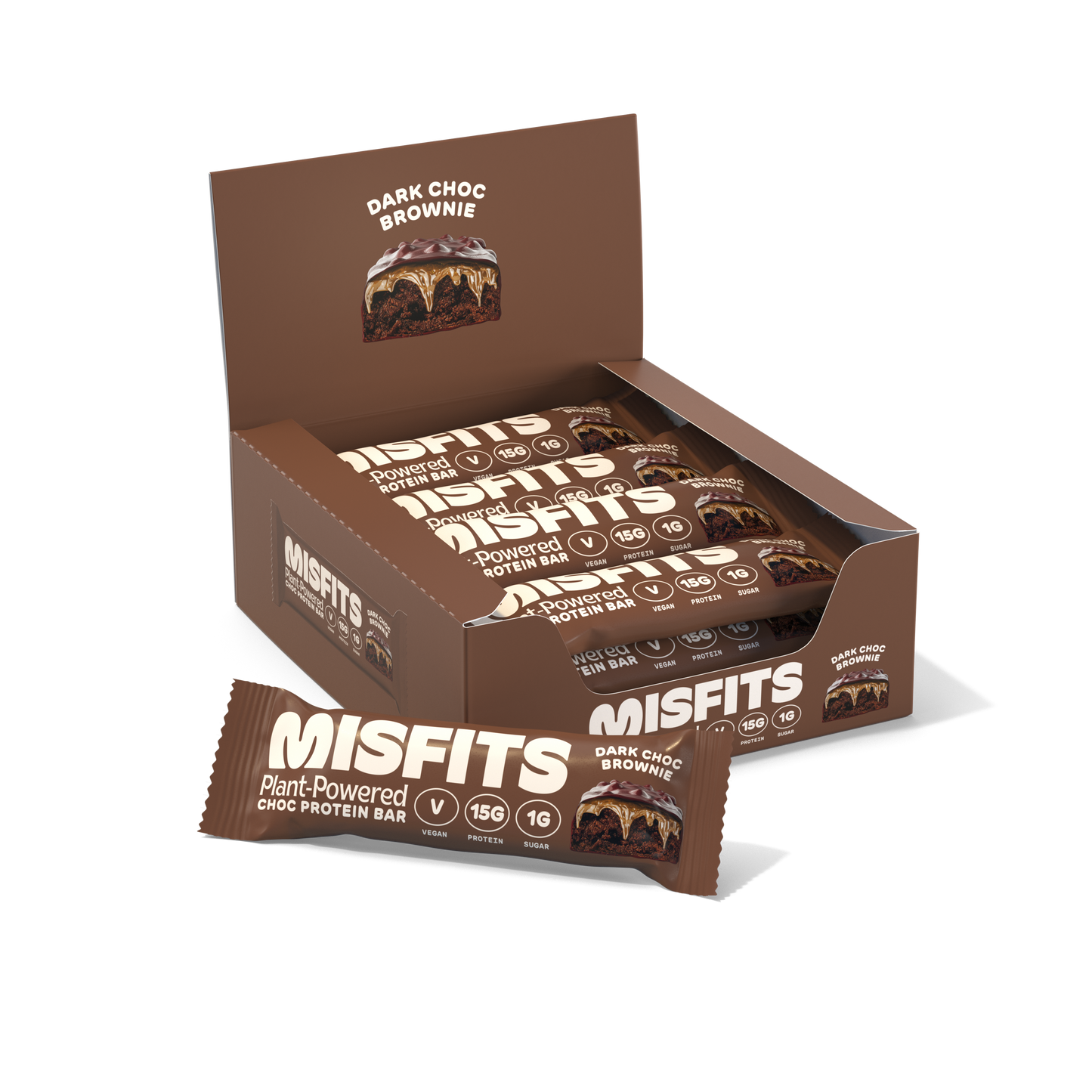 Misfits Protein Bar - Dark Choc Brownie