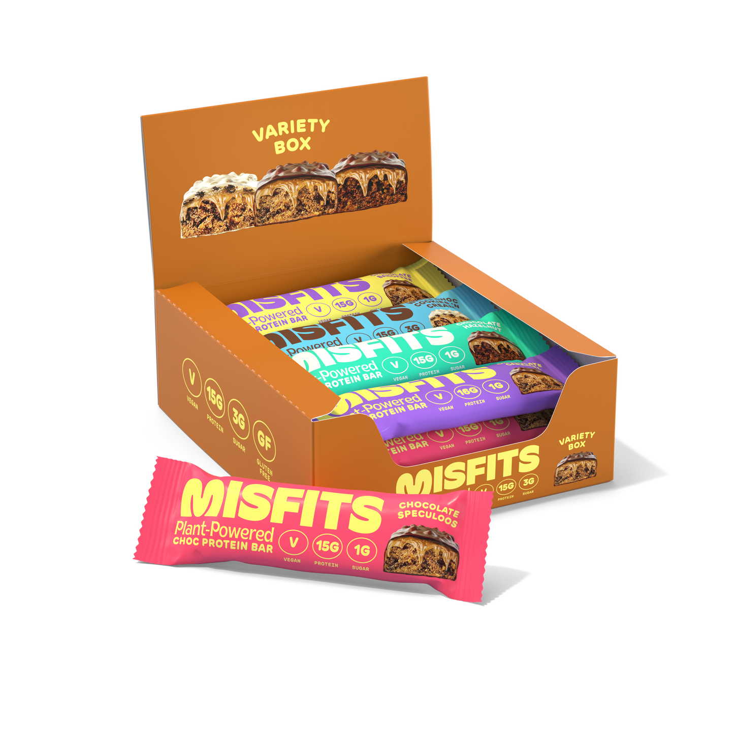 Misfits Protein Bar - Variety Pack