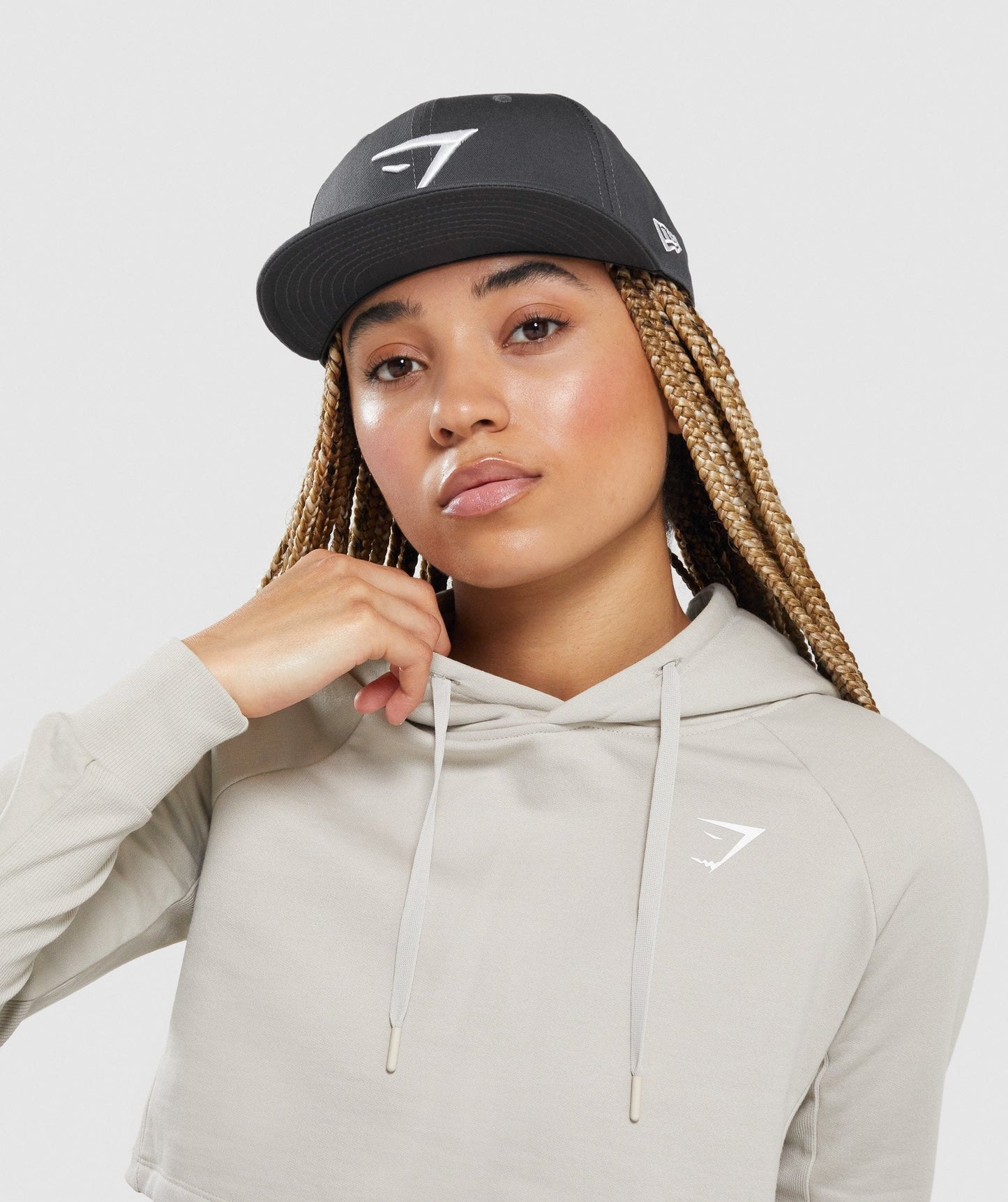 Gymshark New Era 9Fifty Snapback - Grey/White