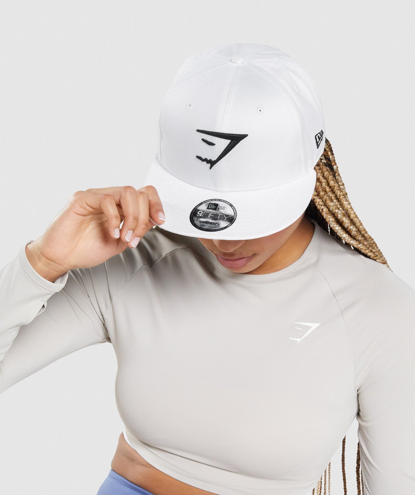Gymshark New Era 9Fifty Snapback - White/Black
