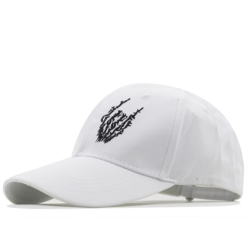 Skull Palm Embroidery Fashion Baseball Cap