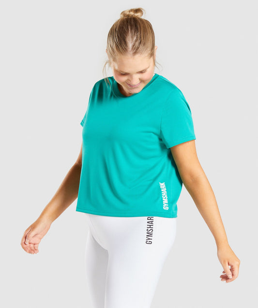 Gymshark Pulse Mesh T-Shirt - Green