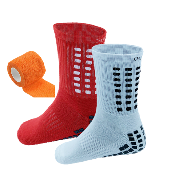 Pack 2x1 Socks Blanco & Rojo