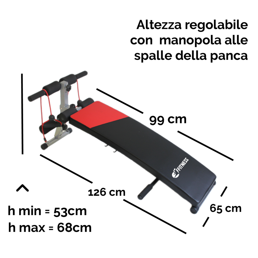 Multi-Function Sit-Up & Push-Up Bench with Resistance Bands