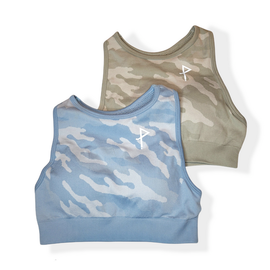 Camo Seamless Sports Bras