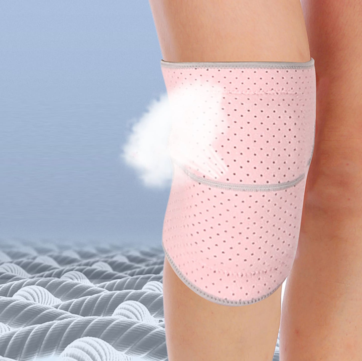 Protective Knee Pads for Gardening, House Working, Cleaning, Sports with Adjustable Straps, Soft Cushioning, 1 Pair