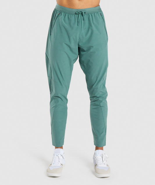 Gymshark Retake Woven Joggers - Dark Green