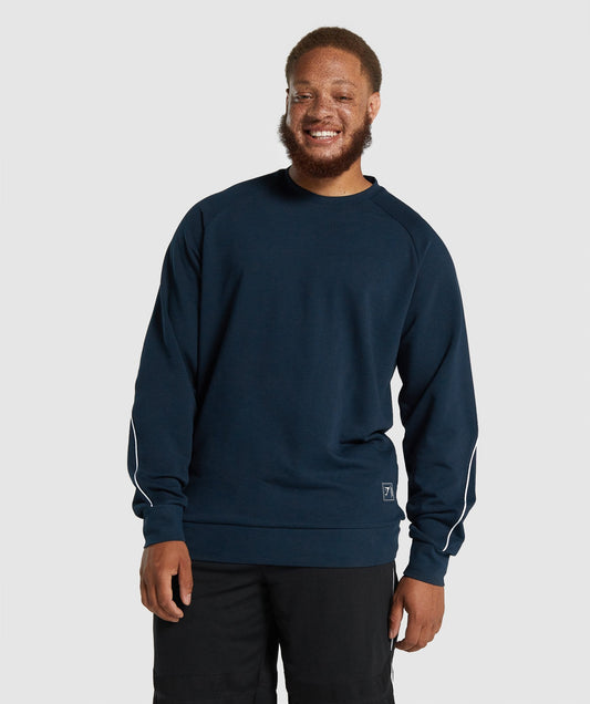 Gymshark Recess Crew Sweatshirt - Navy