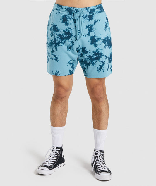 Gymshark Restore Shorts - Teal Print