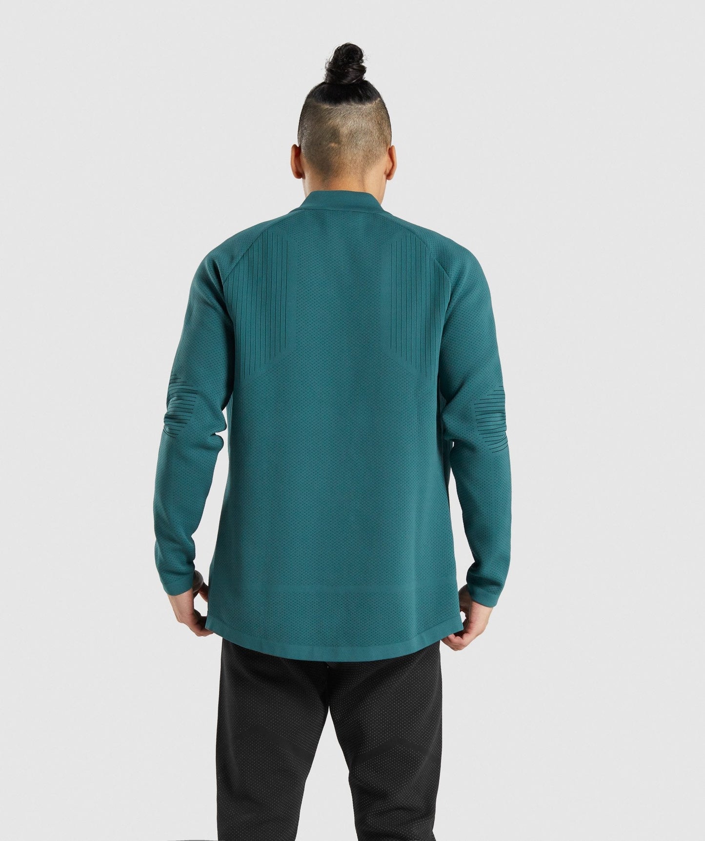 Gymshark Retake Full Zip Track Jacket - Dark Green/Black