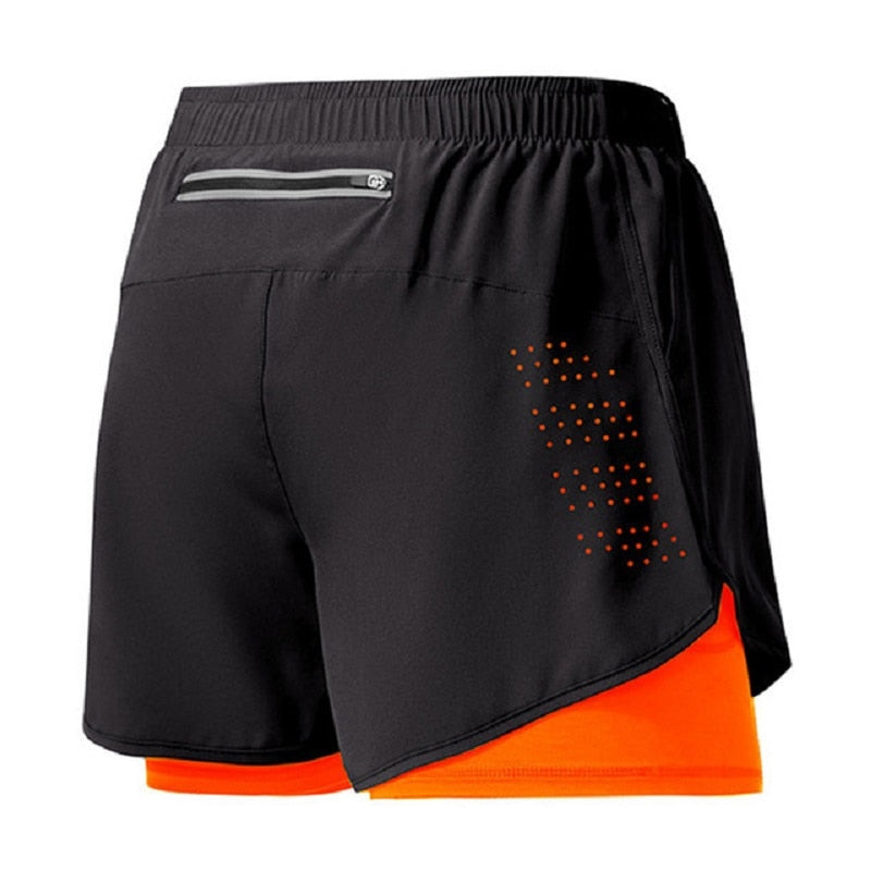 Men's 2 In 1 Gym Shorts