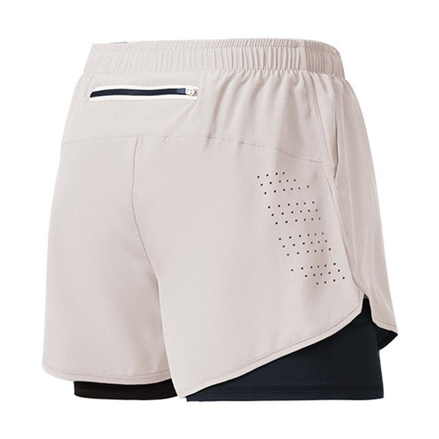 Men's 2 In 1 Gym Shorts