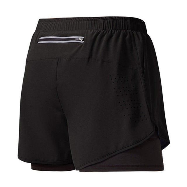 Men's 2 In 1 Gym Shorts