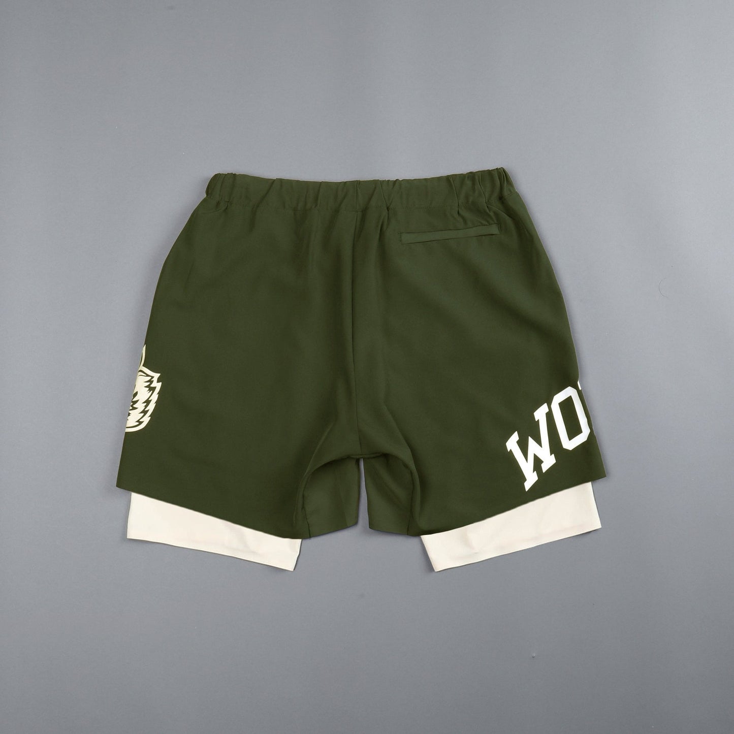 Wolves 2-in-1 Compression Shorts