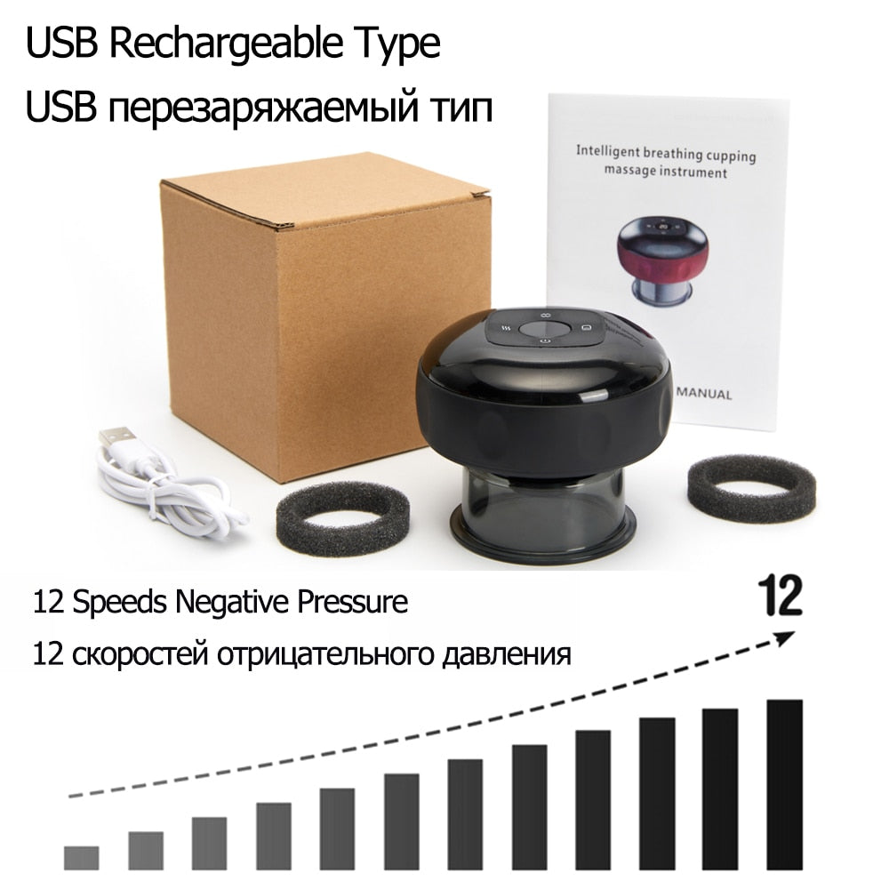 Electric Vacuum Massage Body Cup