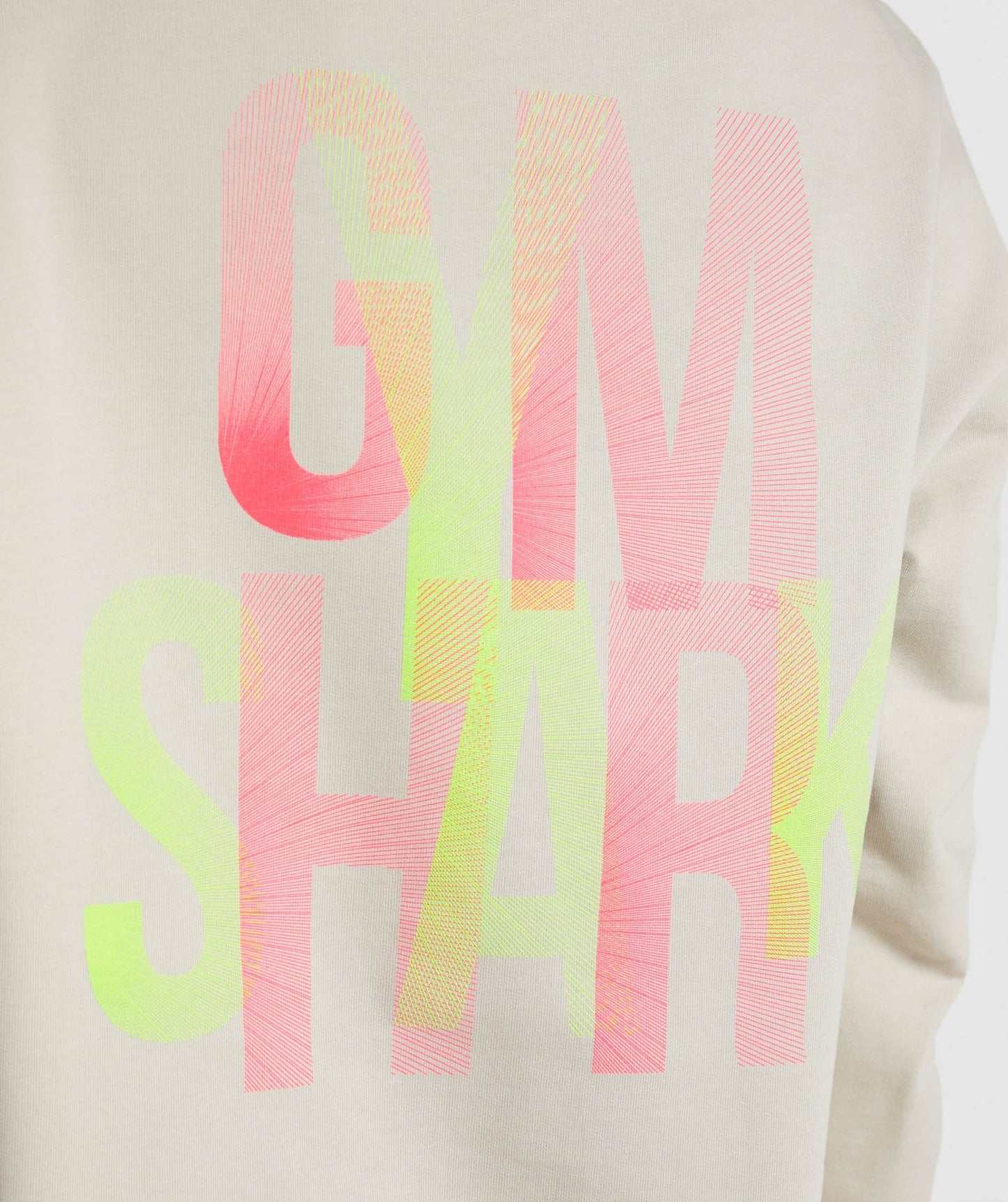 Gymshark Strobe Graphic Hoodie - Grey
