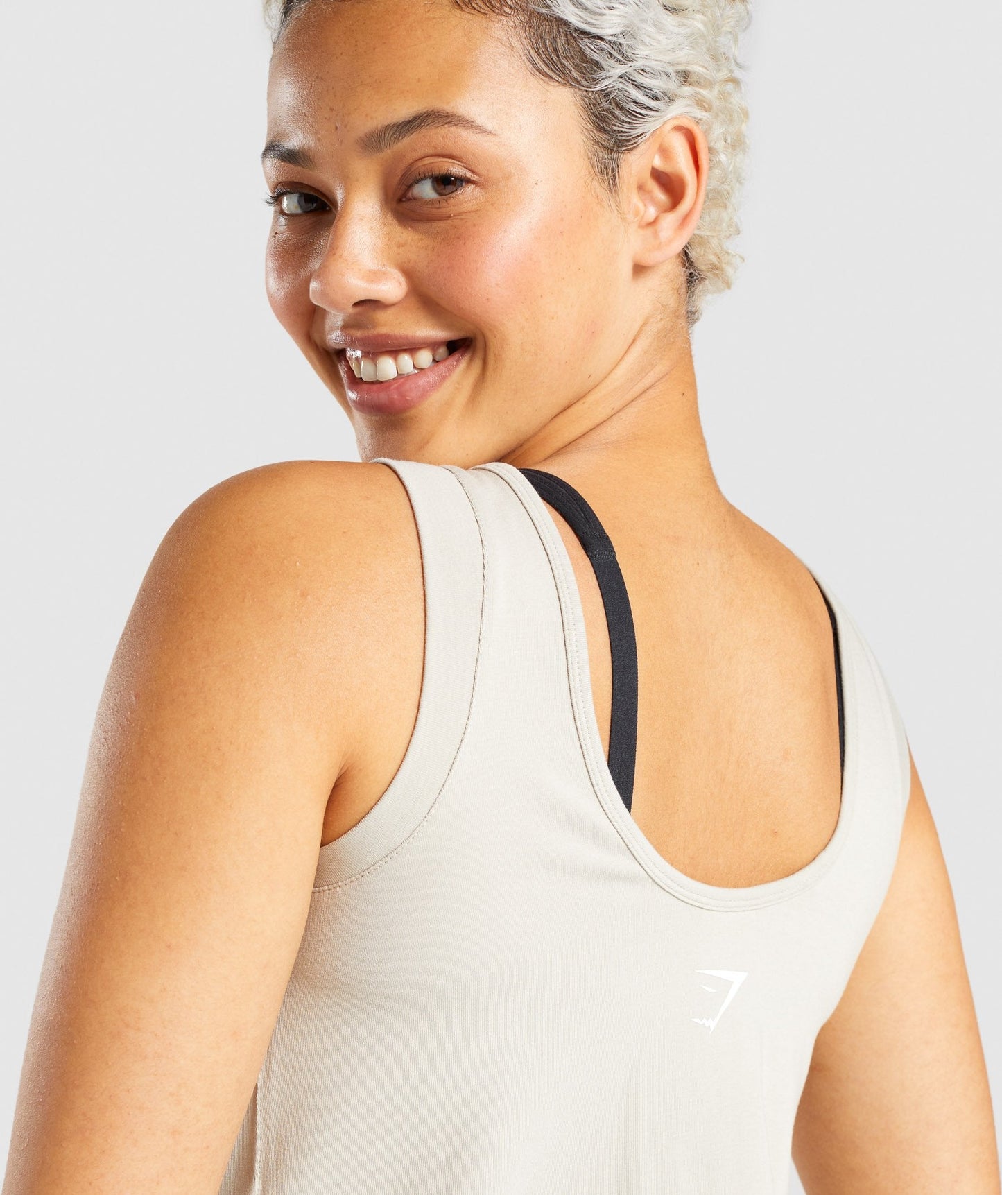 Gymshark Strobe Graphic Tank - Grey