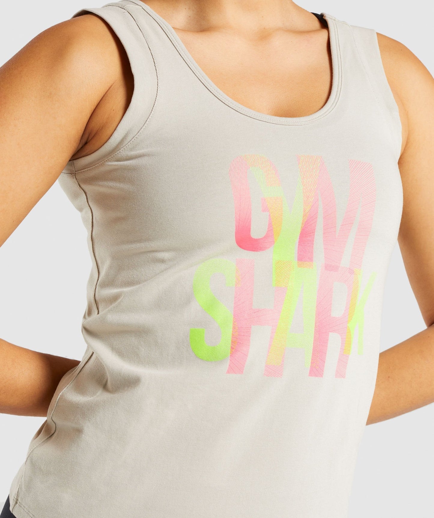 Gymshark Strobe Graphic Tank - Grey