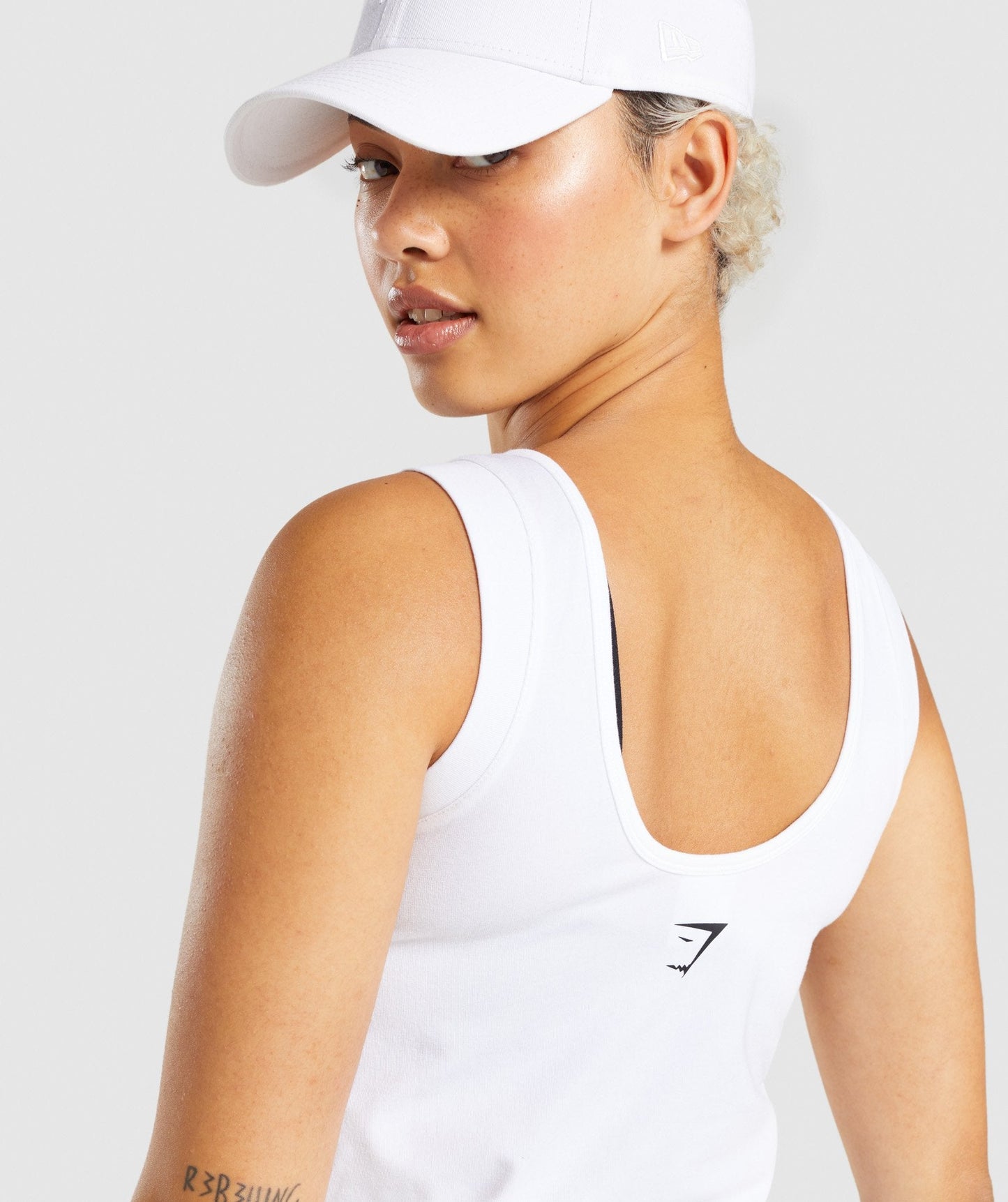 Gymshark Strobe Graphic Tank - White