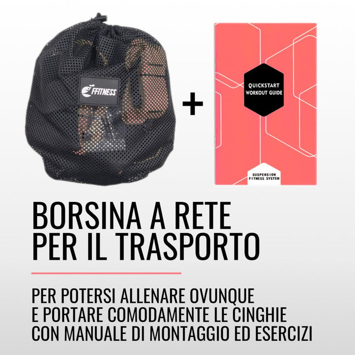 [KIT COMPLETO] Suspension Strap + Push Up + Fasce Elastiche