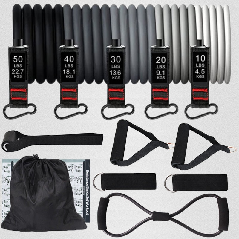 Elastic Resistance Bands Set